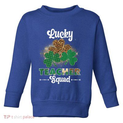 One Lucky Teacher St Patricks Day St Paddys Day Toddler Sweatshirt