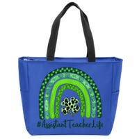 One Lucky Teacher St Patrick's Day Assistant Teacher For The Cool Gift Zip Tote Bag