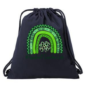 One Lucky Teacher St Patrick's Day Assistant Teacher For The Cool Gift Drawstring Bag