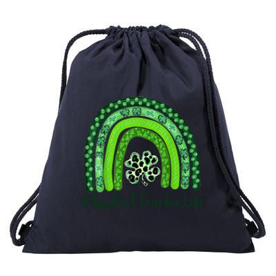 One Lucky Teacher St Patrick's Day Assistant Teacher For The Cool Gift Drawstring Bag