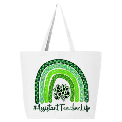 One Lucky Teacher St Patrick's Day Assistant Teacher For The Cool Gift 25L Jumbo Tote