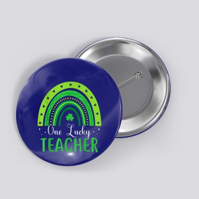 One Lucky Teacher St Patrick’S Day Shamrock Appreciation Button