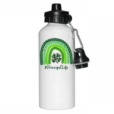 One Lucky Teacher St Patrick's Day Principal For The Luckies Funny Gift Aluminum Water Bottle