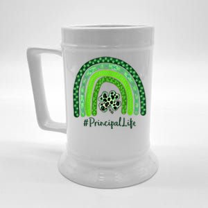 One Lucky Teacher St Patrick's Day Principal For The Luckies Funny Gift Beer Stein