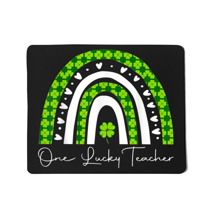 One Lucky Teacher Rainbow St Patrick’S Day Mousepad