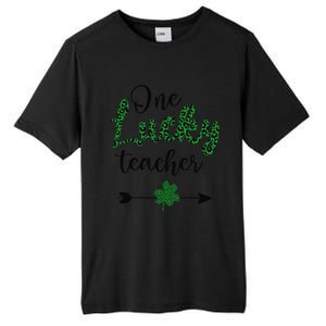 One Lucky Teacher St Patricks Day Gift For Teachers Tall Fusion ChromaSoft Performance T-Shirt