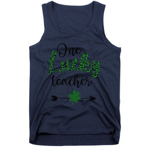 One Lucky Teacher St Patricks Day Gift For Teachers Tank Top