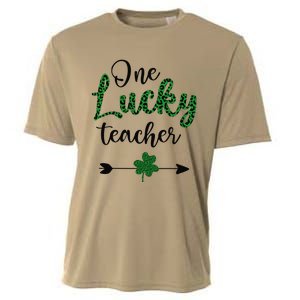 One Lucky Teacher St Patricks Day Gift For Teachers Cooling Performance Crew T-Shirt