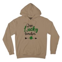 One Lucky Teacher St Patricks Day Gift For Teachers Hoodie