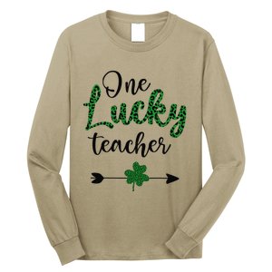 One Lucky Teacher St Patricks Day Gift For Teachers Long Sleeve Shirt