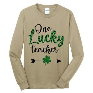 One Lucky Teacher St Patricks Day Gift For Teachers Tall Long Sleeve T-Shirt