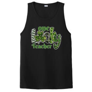 One Lucky Teacher Gift School Teachers Gift St Patricks Day Cute Gift PosiCharge Competitor Tank