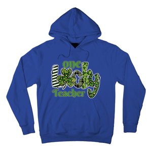 One Lucky Teacher Gift School Teachers Gift St Patricks Day Cute Gift Hoodie