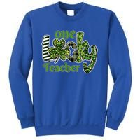 One Lucky Teacher Gift School Teachers Gift St Patricks Day Cute Gift Sweatshirt