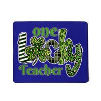 One Lucky Teacher Gift School Teachers Gift St Patricks Day Cute Gift Mousepad