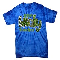 One Lucky Teacher Gift School Teachers Gift St Patricks Day Cute Gift Tie-Dye T-Shirt