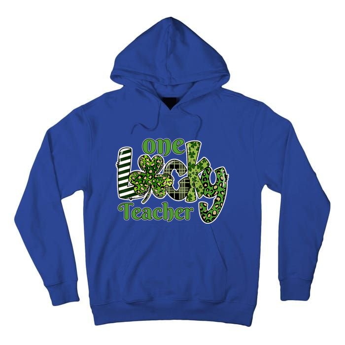 One Lucky Teacher Gift School Teachers Gift St Patricks Day Cute Gift Tall Hoodie