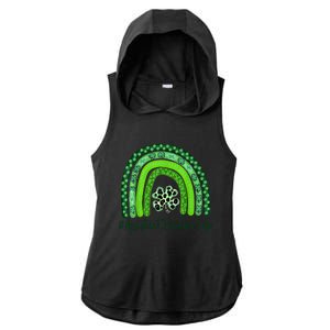 One Lucky Teacher St Patrick's Day Assistant Teacher For The Gift Ladies PosiCharge Tri-Blend Wicking Draft Hoodie Tank