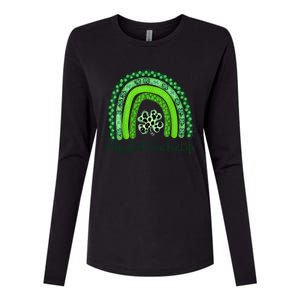 One Lucky Teacher St Patrick's Day Assistant Teacher For The Gift Womens Cotton Relaxed Long Sleeve T-Shirt