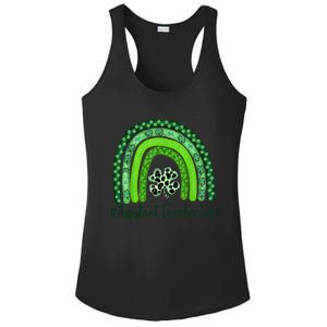 One Lucky Teacher St Patrick's Day Assistant Teacher For The Gift Ladies PosiCharge Competitor Racerback Tank