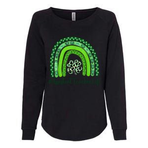 One Lucky Teacher St Patrick's Day Assistant Teacher For The Gift Womens California Wash Sweatshirt