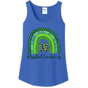 One Lucky Teacher St Patrick's Day Assistant Teacher For The Gift Ladies Essential Tank