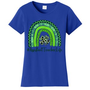 One Lucky Teacher St Patrick's Day Assistant Teacher For The Gift Women's T-Shirt