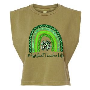 One Lucky Teacher St Patrick's Day Assistant Teacher For The Gift Garment-Dyed Women's Muscle Tee