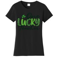 One Lucky Teacher St Patrick's Day Women's T-Shirt