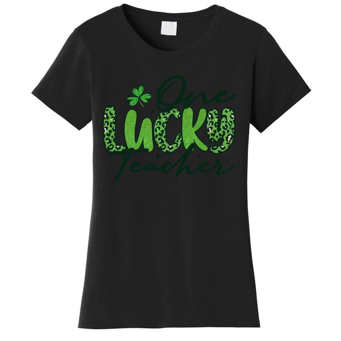 One Lucky Teacher St Patrick's Day Women's T-Shirt