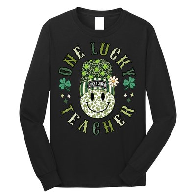 One Lucky Teacher St Patricks Day Long Sleeve Shirt