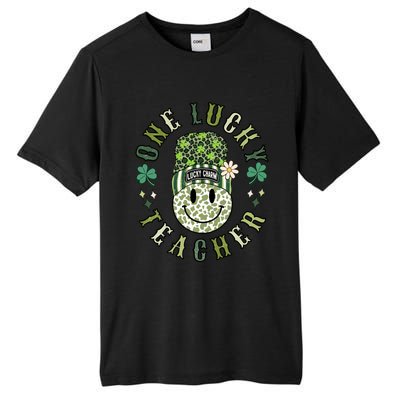 One Lucky Teacher St Patricks Day Tall Fusion ChromaSoft Performance T-Shirt