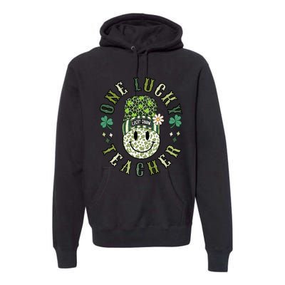 One Lucky Teacher St Patricks Day Premium Hoodie