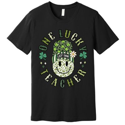 One Lucky Teacher St Patricks Day Premium T-Shirt