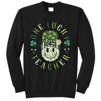 One Lucky Teacher St Patricks Day Tall Sweatshirt