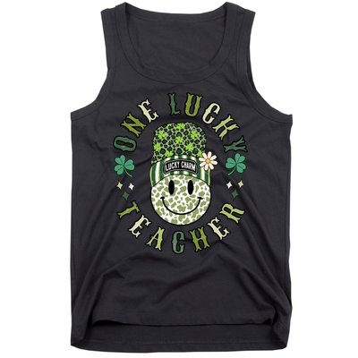 One Lucky Teacher St Patricks Day Tank Top