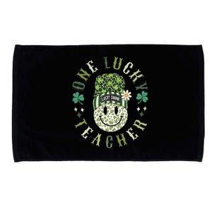 One Lucky Teacher St Patricks Day Microfiber Hand Towel