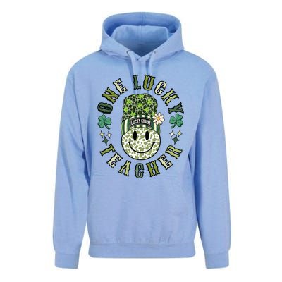 One Lucky Teacher St Patricks Day Unisex Surf Hoodie