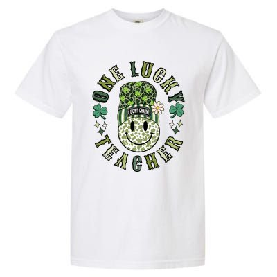 One Lucky Teacher St Patricks Day Garment-Dyed Heavyweight T-Shirt