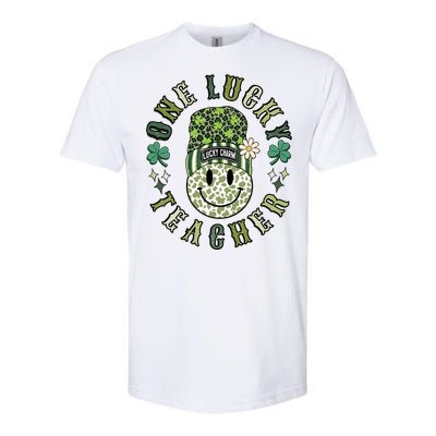 One Lucky Teacher St Patricks Day Softstyle CVC T-Shirt