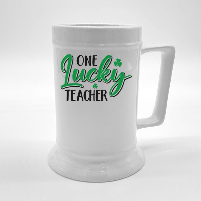 One Lucky Teacher, St Patrick's Day Beer Stein