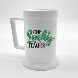 One Lucky Teacher, St Patrick's Day Beer Stein