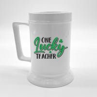 One Lucky Teacher, St Patrick's Day Beer Stein