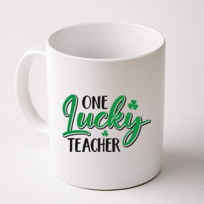 One Lucky Teacher, St Patrick's Day Coffee Mug