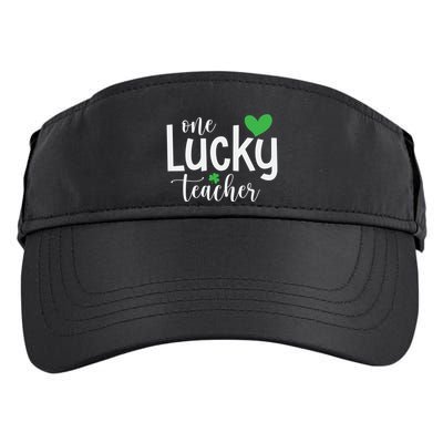 One Lucky Teacher Adult Drive Performance Visor