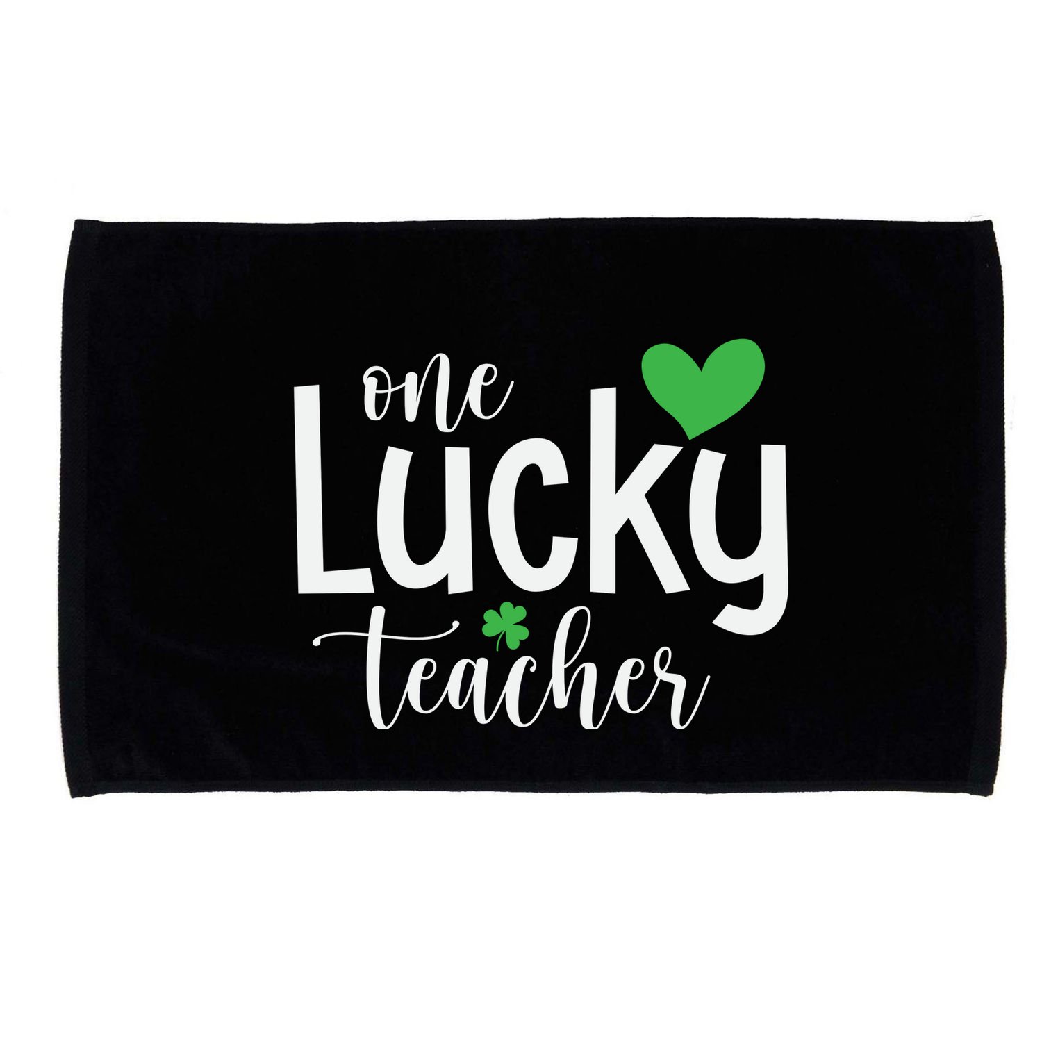 One Lucky Teacher Microfiber Hand Towel