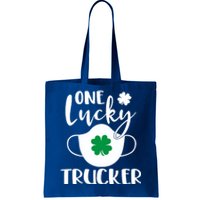 One Lucky Trucker St Patrick's Day Truck Driver Gift Tote Bag