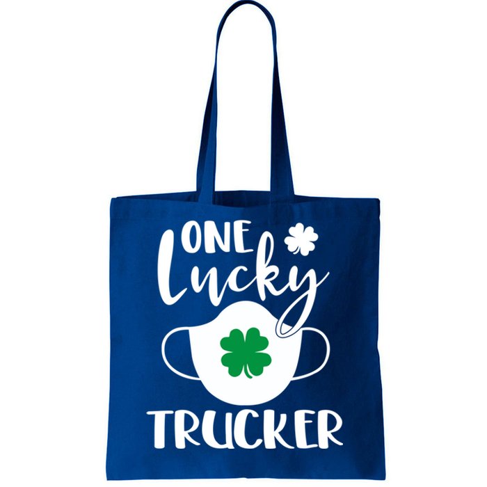 One Lucky Trucker St Patrick's Day Truck Driver Gift Tote Bag