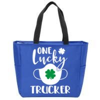 One Lucky Trucker St Patrick's Day Truck Driver Gift Zip Tote Bag