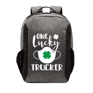 One Lucky Trucker St Patrick's Day Truck Driver Gift Vector Backpack